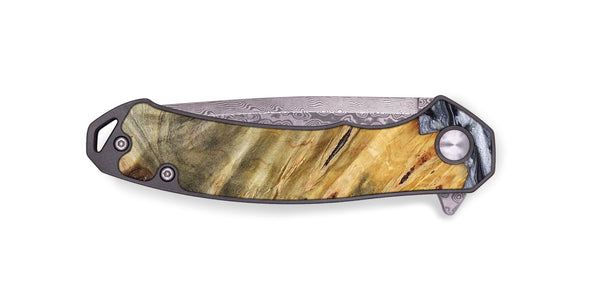 EDC Wood Pocket Knife - Agnes (Black & White, 798382)