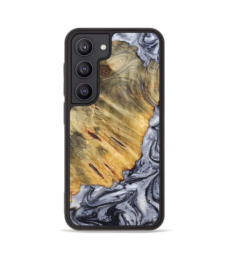 Galaxy S23 Wood Phone Case - Agnes (Black & White, 798382)