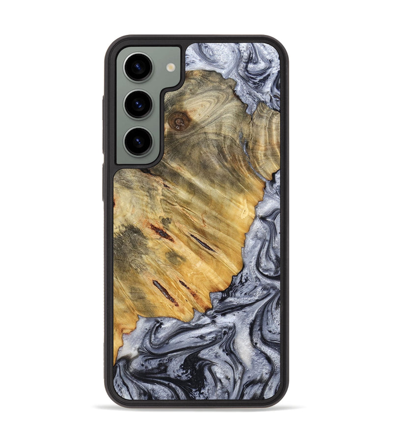 Galaxy S23 Plus Wood Phone Case - Agnes (Black & White, 798382)