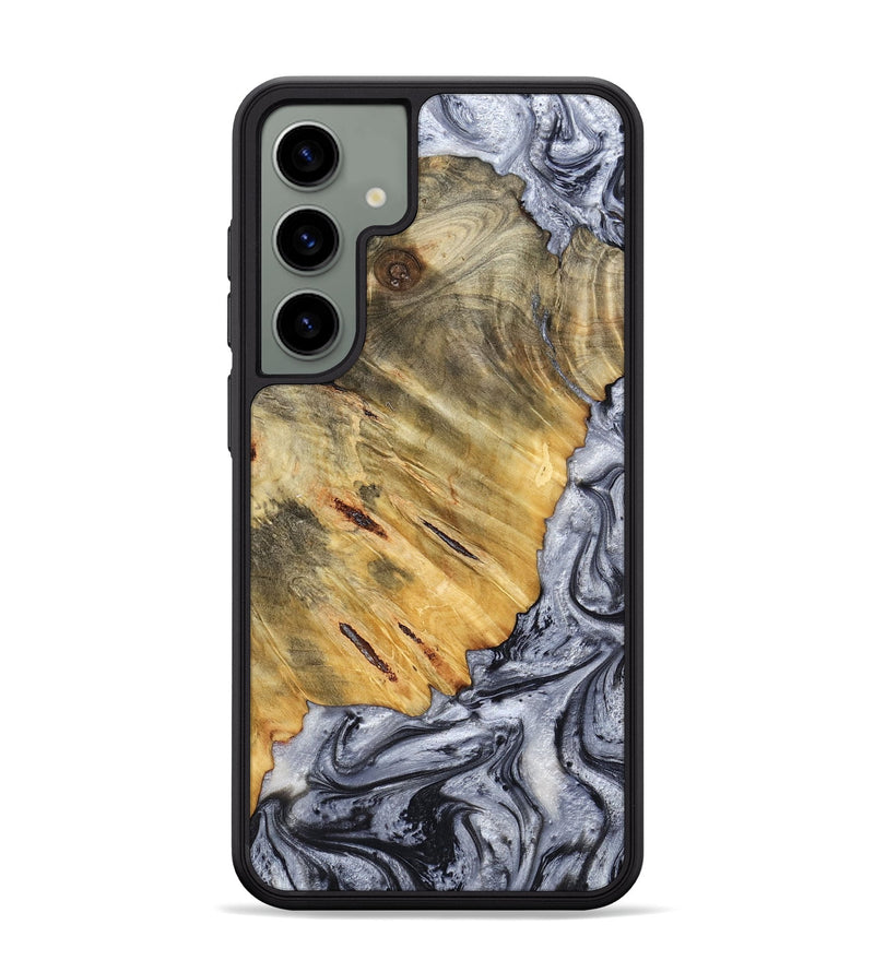 Galaxy S24 Plus Wood Phone Case - Agnes (Black & White, 798382)