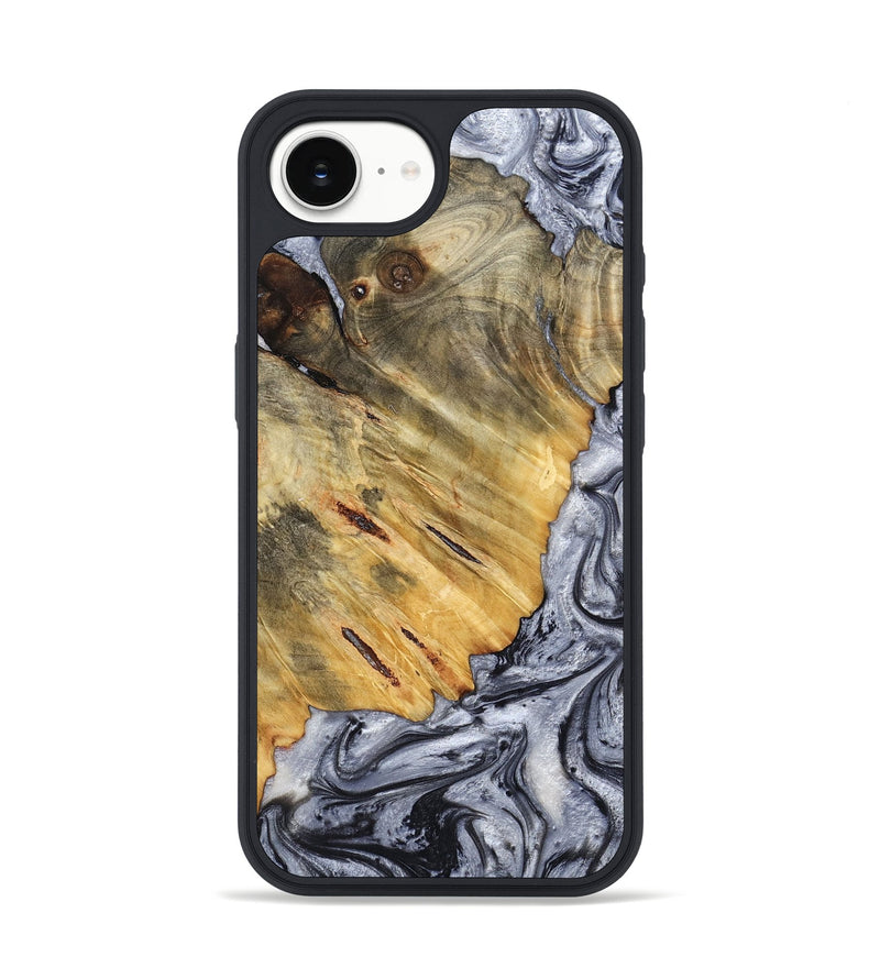 iPhone 16e Wood Phone Case - Agnes (Black & White, 798382)