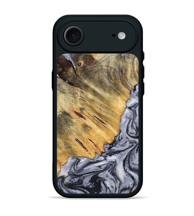 iPhone 17 Air Wood Phone Case - Agnes (Black & White, 798382)