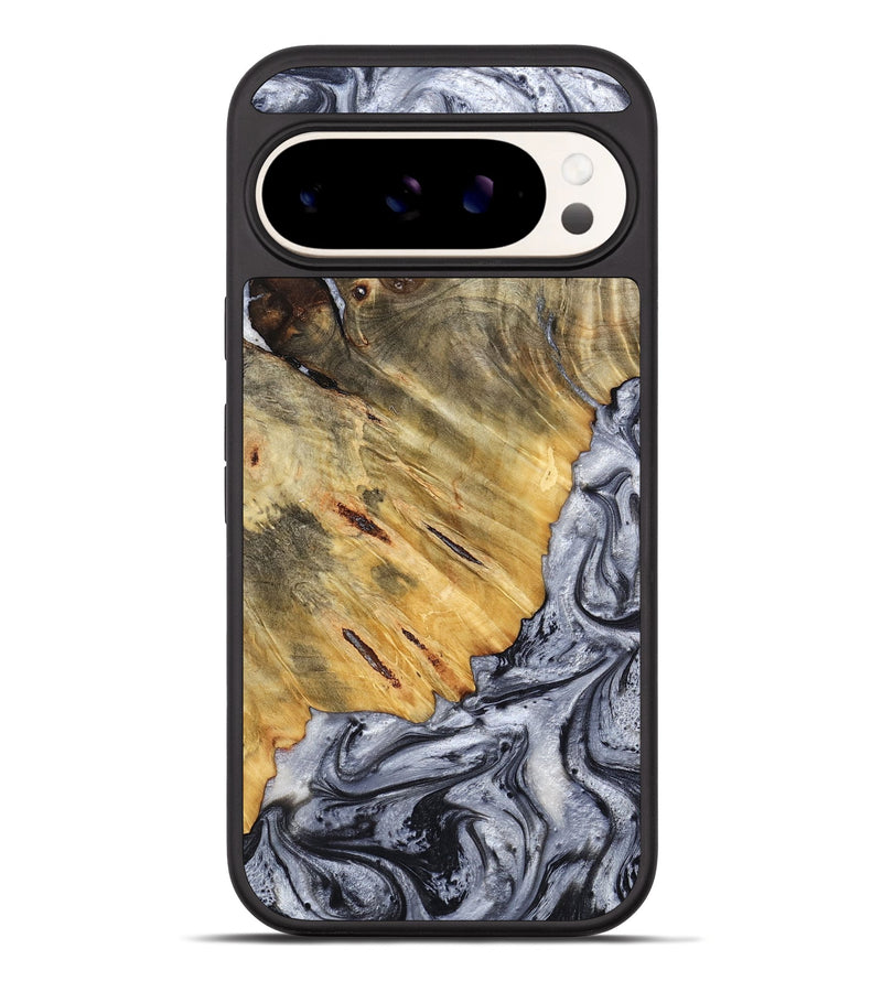 Pixel 10 Pro XL Wood Phone Case - Agnes (Black & White, 798382)