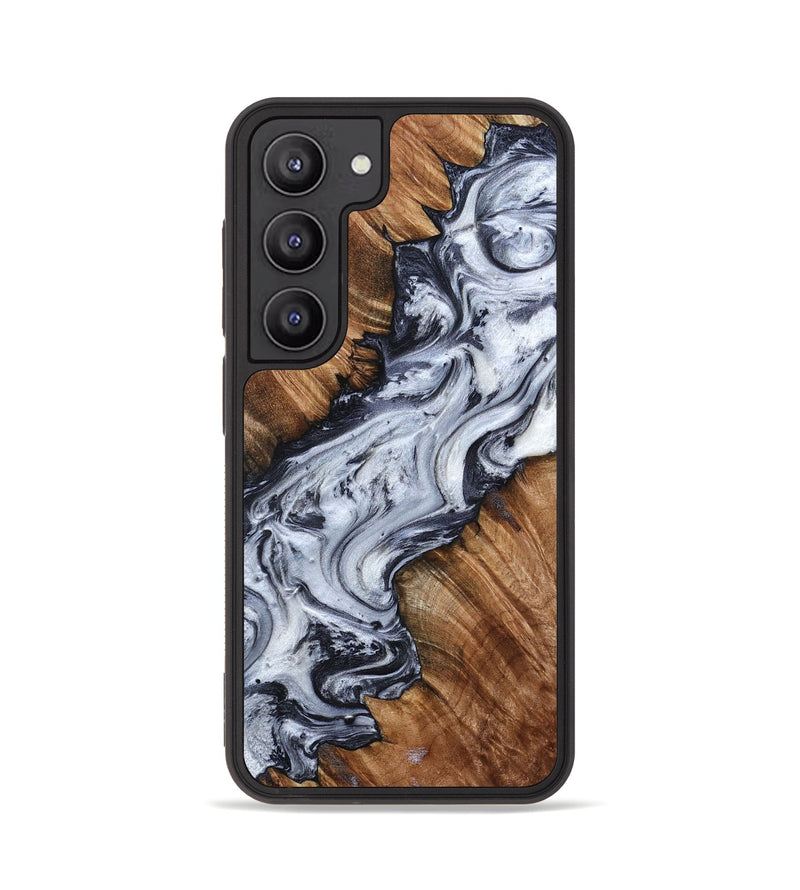 Galaxy S23 Wood Phone Case - Carina (Black & White, 798383)