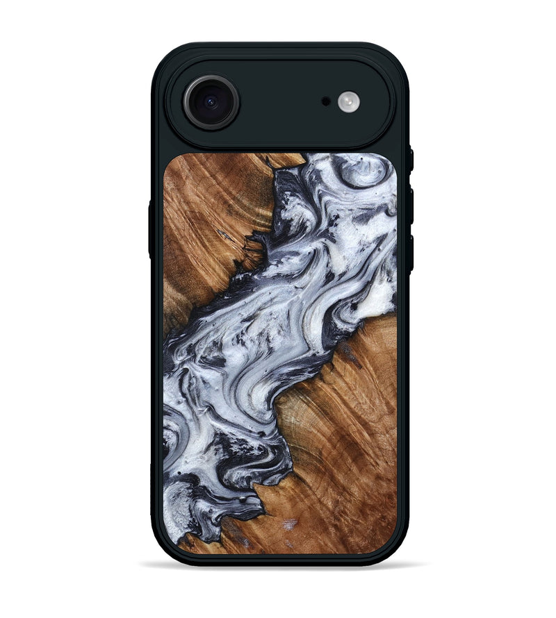iPhone 17 Air Wood Phone Case - Carina (Black & White, 798383)