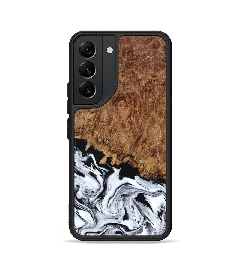 Galaxy S22 Wood Phone Case - Verona (Black & White, 798384)