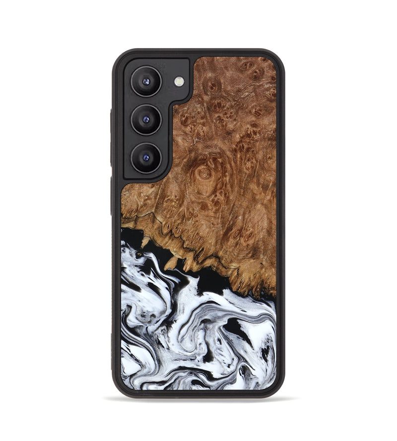 Galaxy S23 Wood Phone Case - Verona (Black & White, 798384)