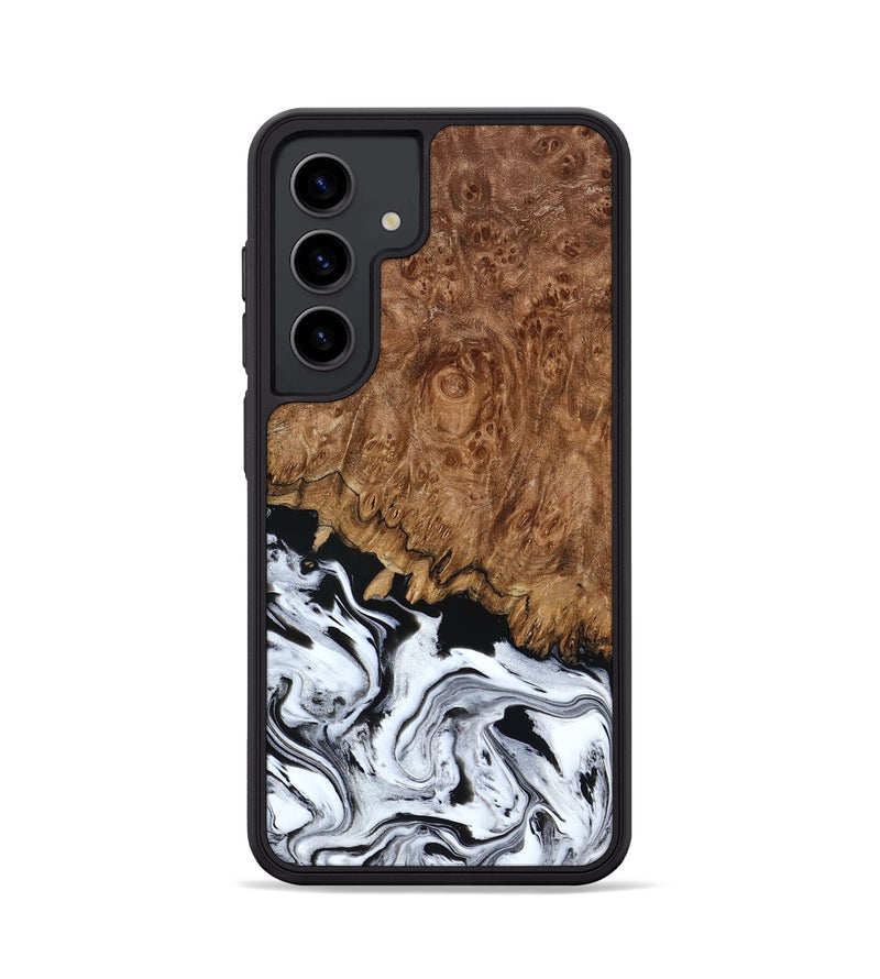 Galaxy S24 Wood Phone Case - Verona (Black & White, 798384)