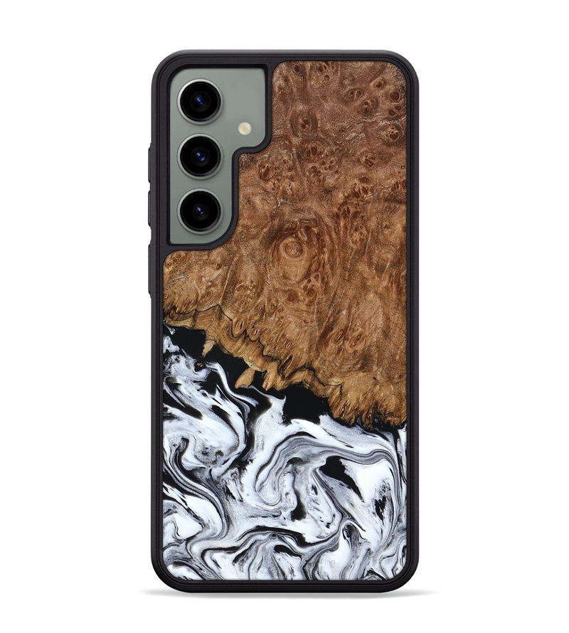 Galaxy S24 Plus Wood Phone Case - Verona (Black & White, 798384)