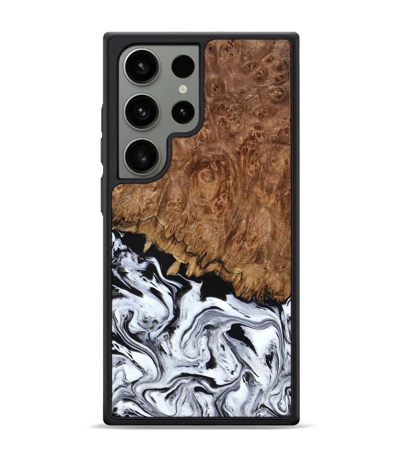 Galaxy S24 Ultra Wood Phone Case - Verona (Black & White, 798384)