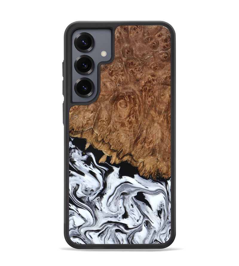 Galaxy S25 Plus Wood Phone Case - Verona (Black & White, 798384)