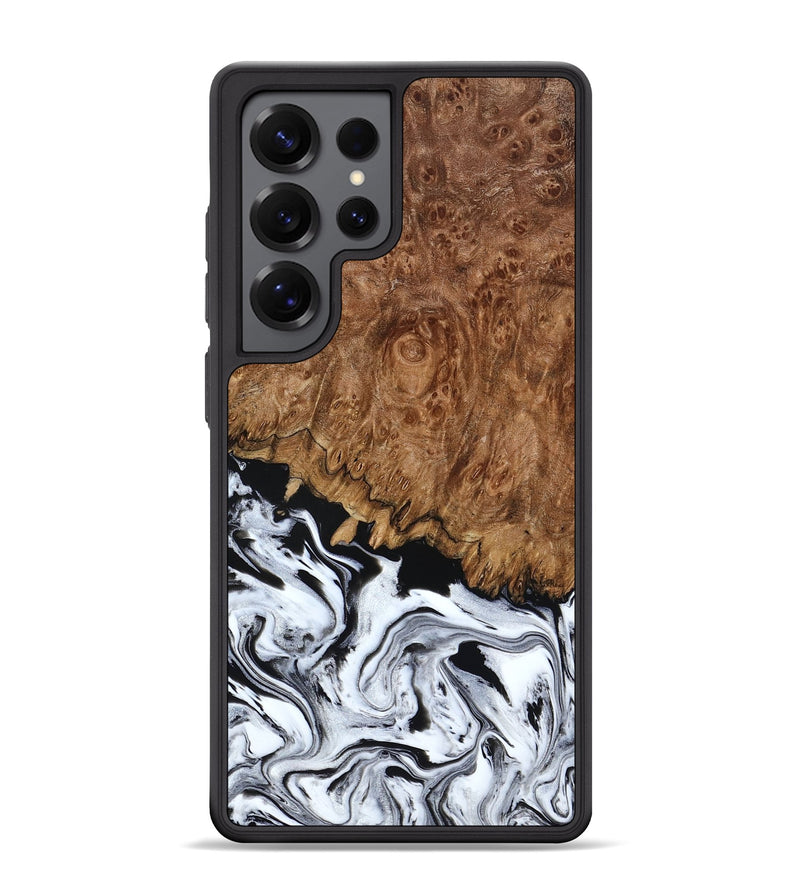 Galaxy S25 Ultra Wood Phone Case - Verona (Black & White, 798384)
