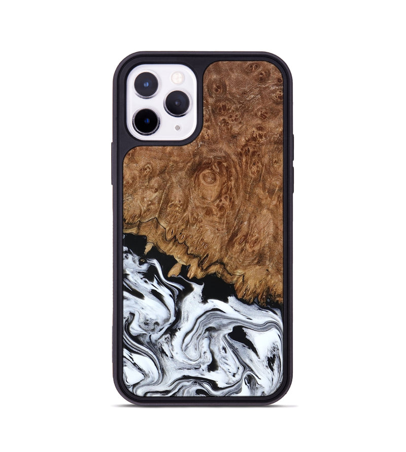 iPhone 11 Pro Wood Phone Case - Verona (Black & White, 798384)