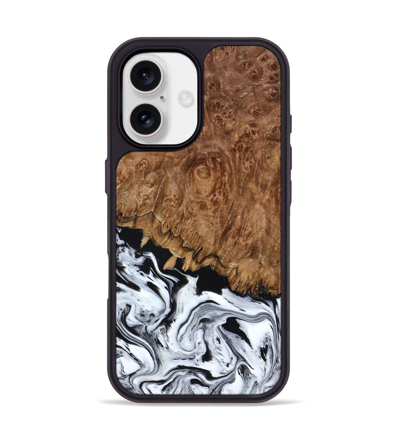 iPhone 17 Wood Phone Case - Verona (Black & White, 798384)