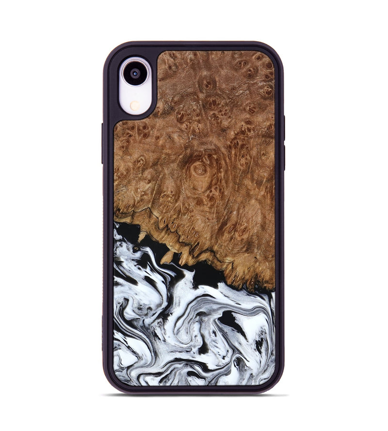 iPhone Xr Wood Phone Case - Verona (Black & White, 798384)