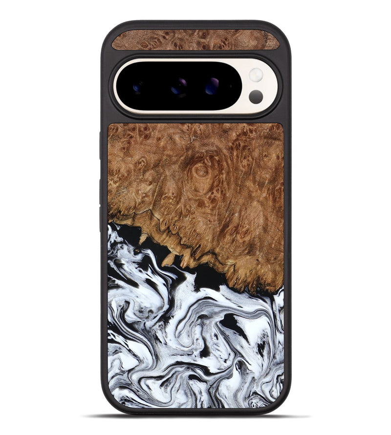 Pixel 10 Pro XL Wood Phone Case - Verona (Black & White, 798384)