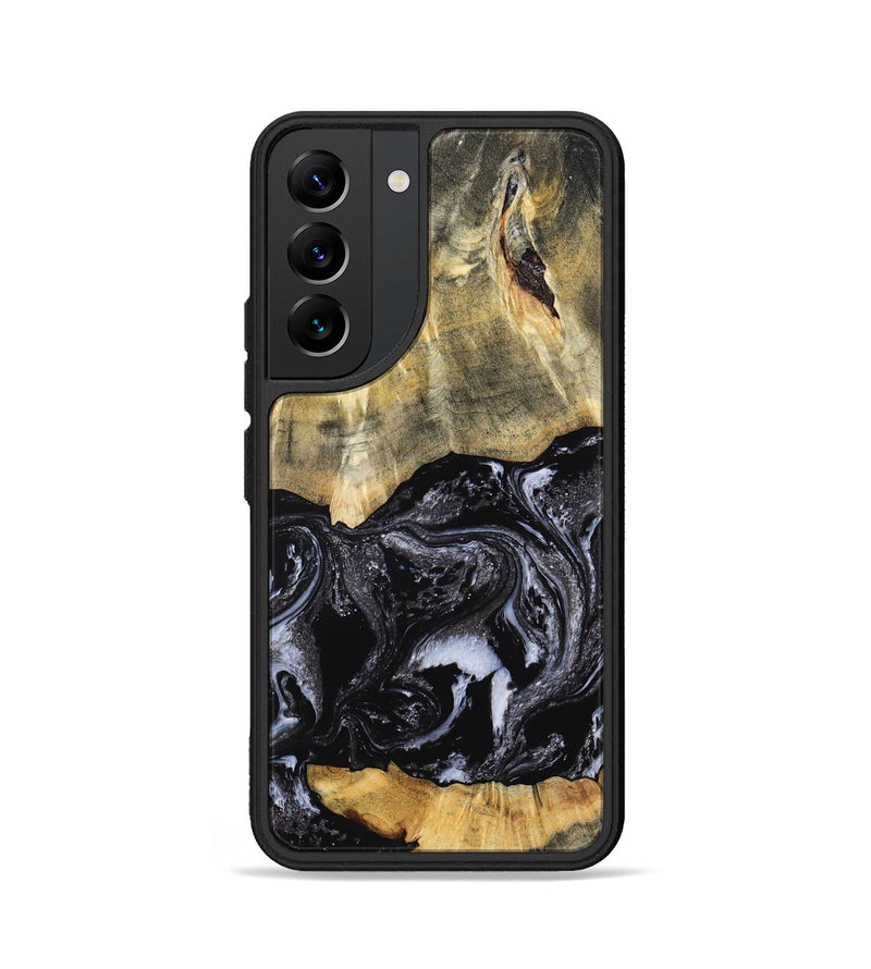 Galaxy S22 Wood Phone Case - Eva (Black & White, 798385)
