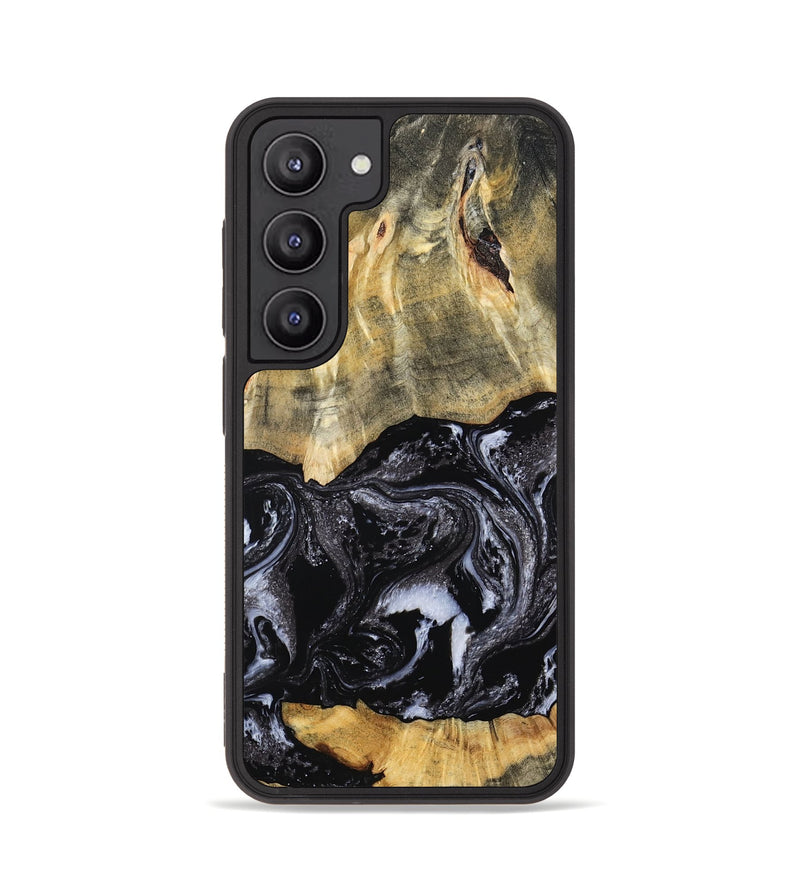 Galaxy S23 Wood Phone Case - Eva (Black & White, 798385)
