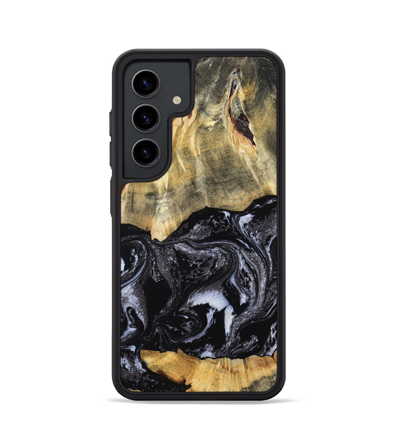Galaxy S24 Wood Phone Case - Eva (Black & White, 798385)