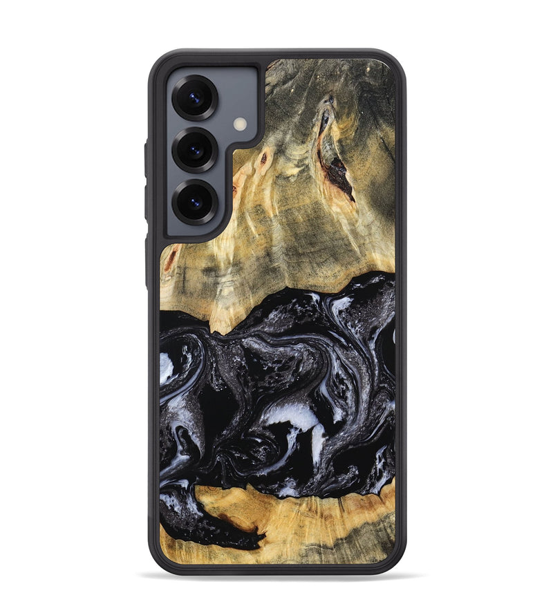 Galaxy S25 Plus Wood Phone Case - Eva (Black & White, 798385)