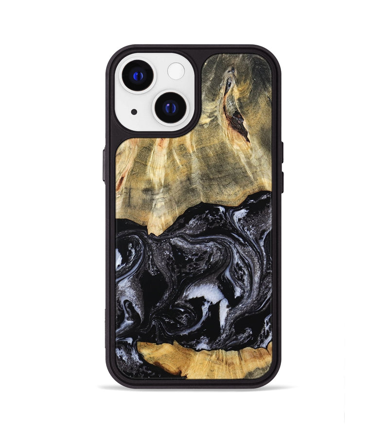 iPhone 13 Wood Phone Case - Eva (Black & White, 798385)