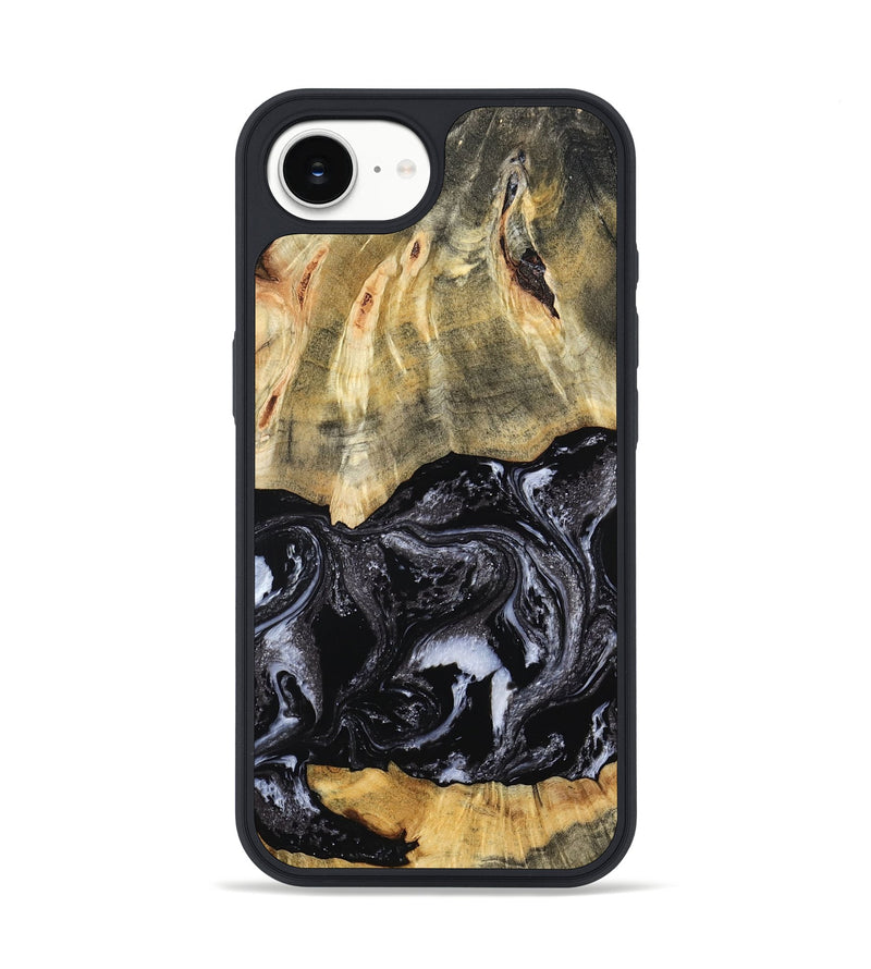 iPhone 16e Wood Phone Case - Eva (Black & White, 798385)