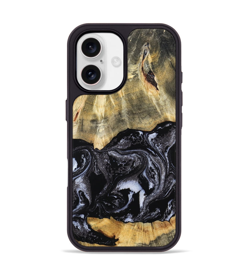 iPhone 17 Wood Phone Case - Eva (Black & White, 798385)