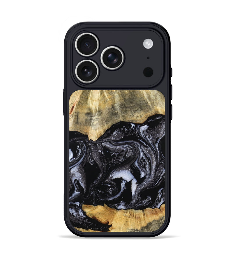 iPhone 17 Pro Wood Phone Case - Eva (Black & White, 798385)