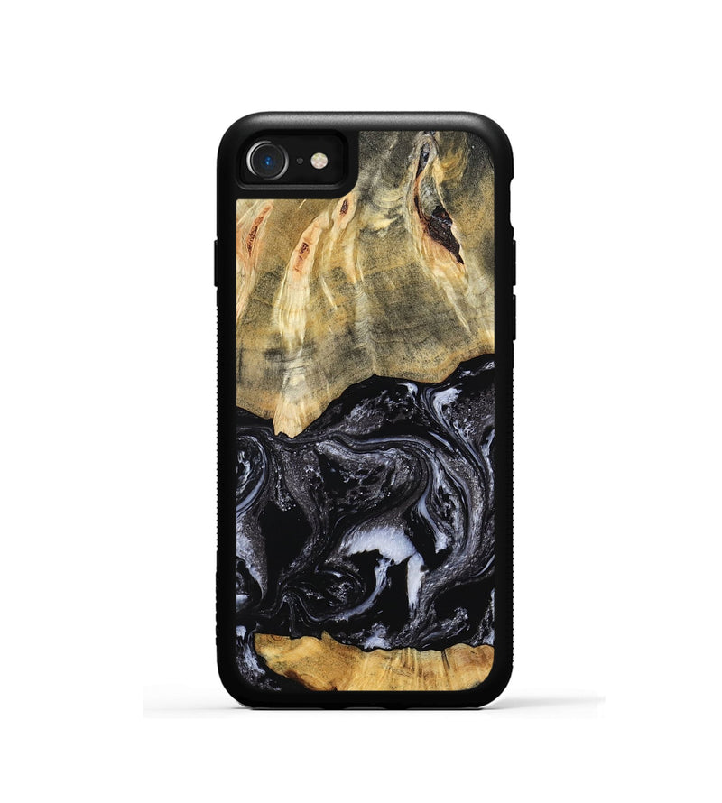 iPhone SE Wood Phone Case - Eva (Black & White, 798385)