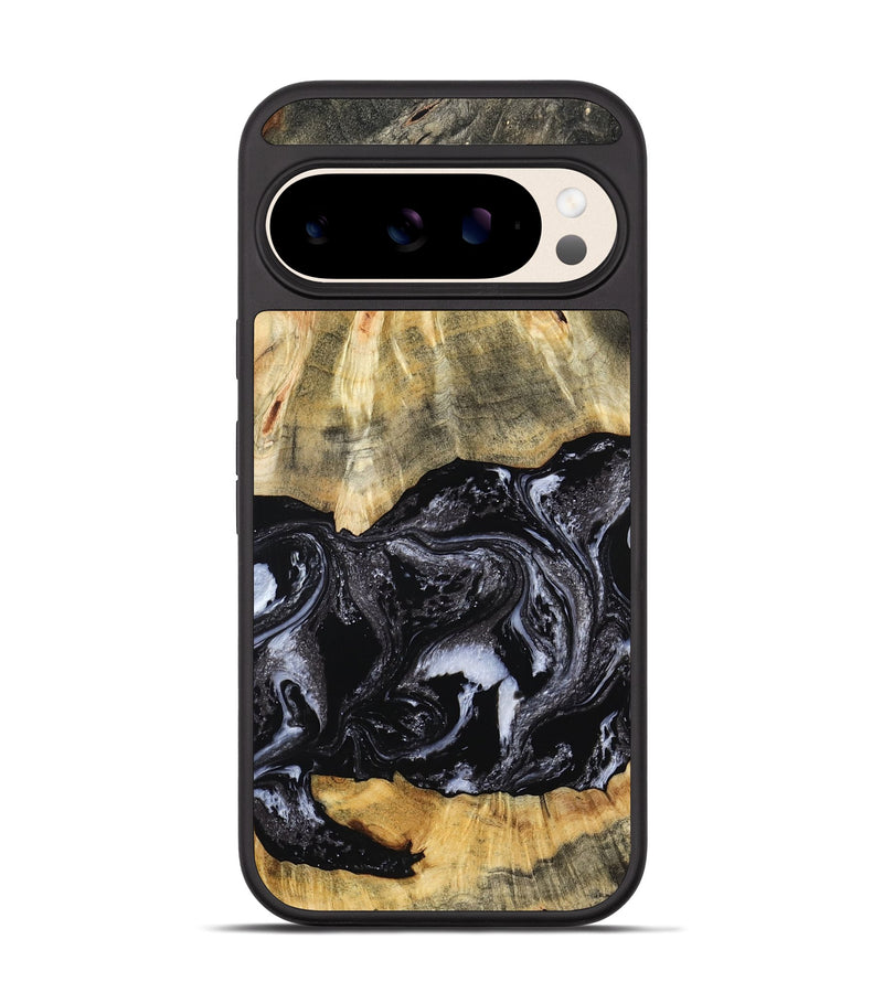 Pixel 10 Wood Phone Case - Eva (Black & White, 798385)