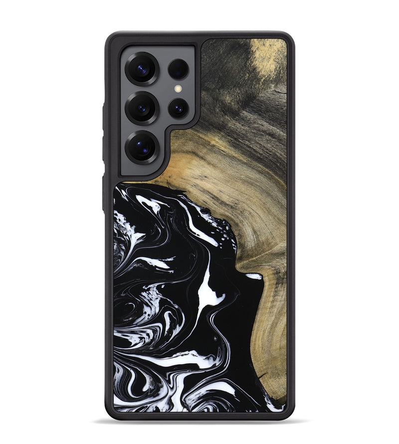 Galaxy S25 Ultra Wood Phone Case - Mckenna (Black & White, 798386)