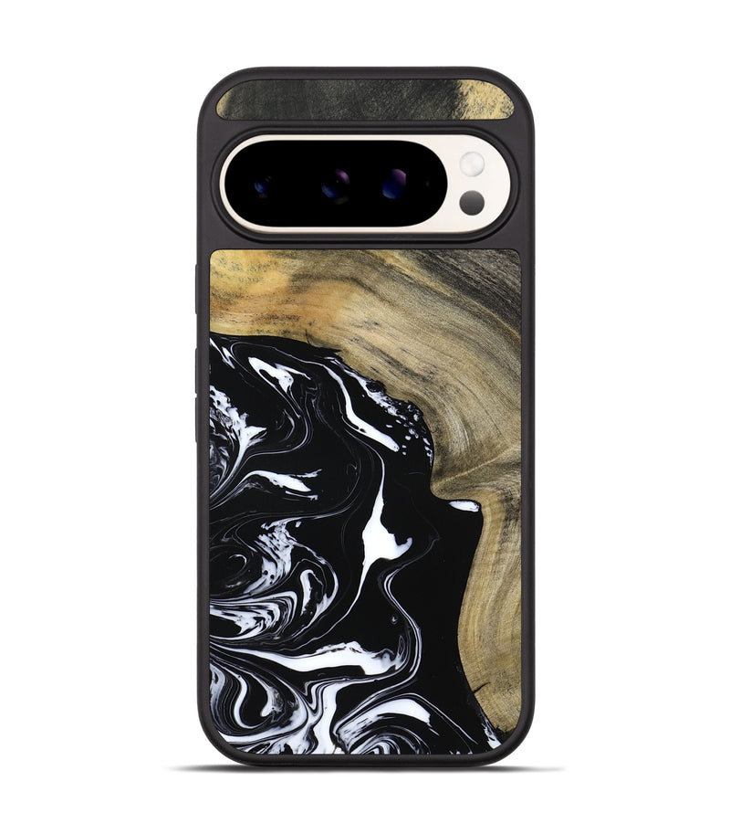 Pixel 9 Pro Wood Phone Case - Mckenna (Black & White, 798386)