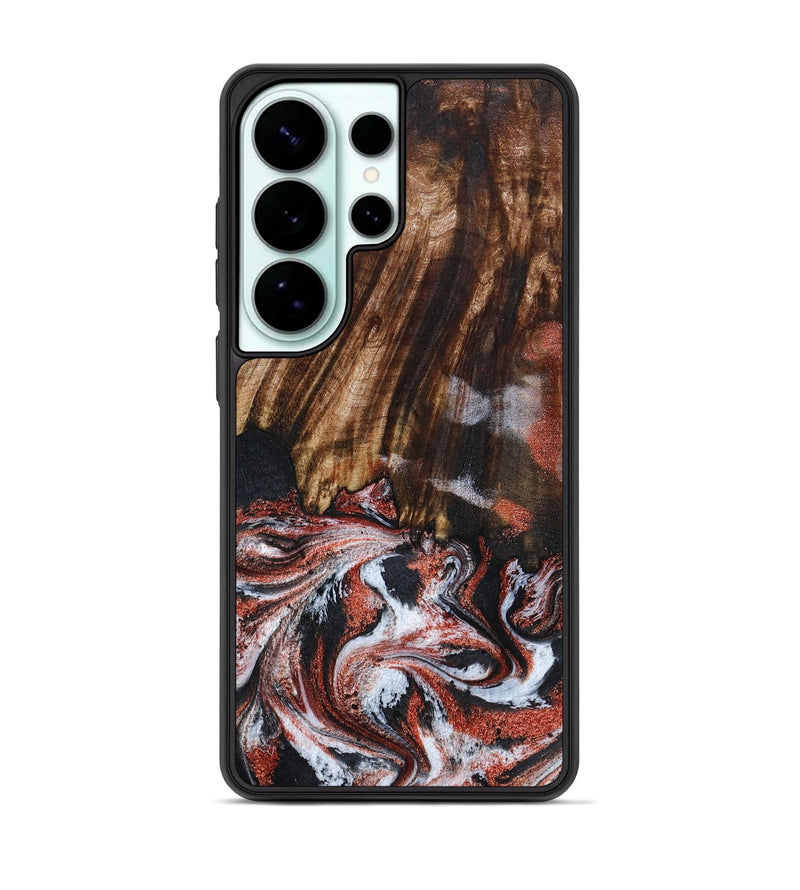 Galaxy S26 Ultra Wood Phone Case - Tamie (Black & White, 798387)