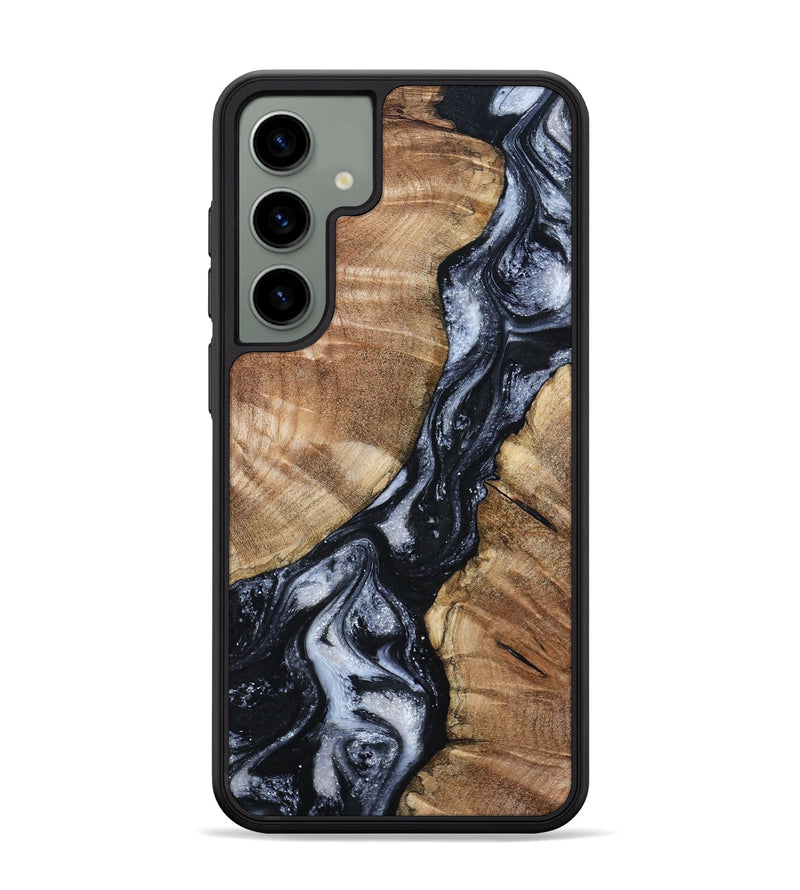 Galaxy S24 Plus Wood Phone Case - Aries (Black & White, 798388)