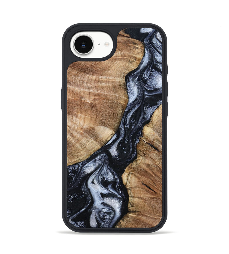 iPhone 16e Wood Phone Case - Aries (Black & White, 798388)