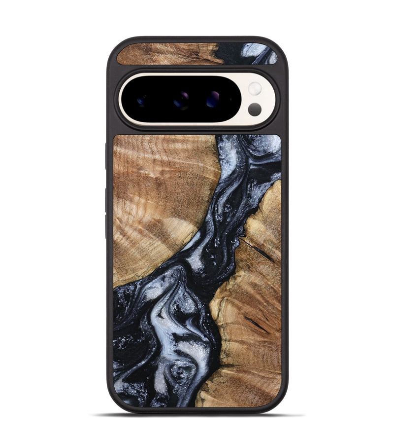 Pixel 9 Pro Wood Phone Case - Aries (Black & White, 798388)