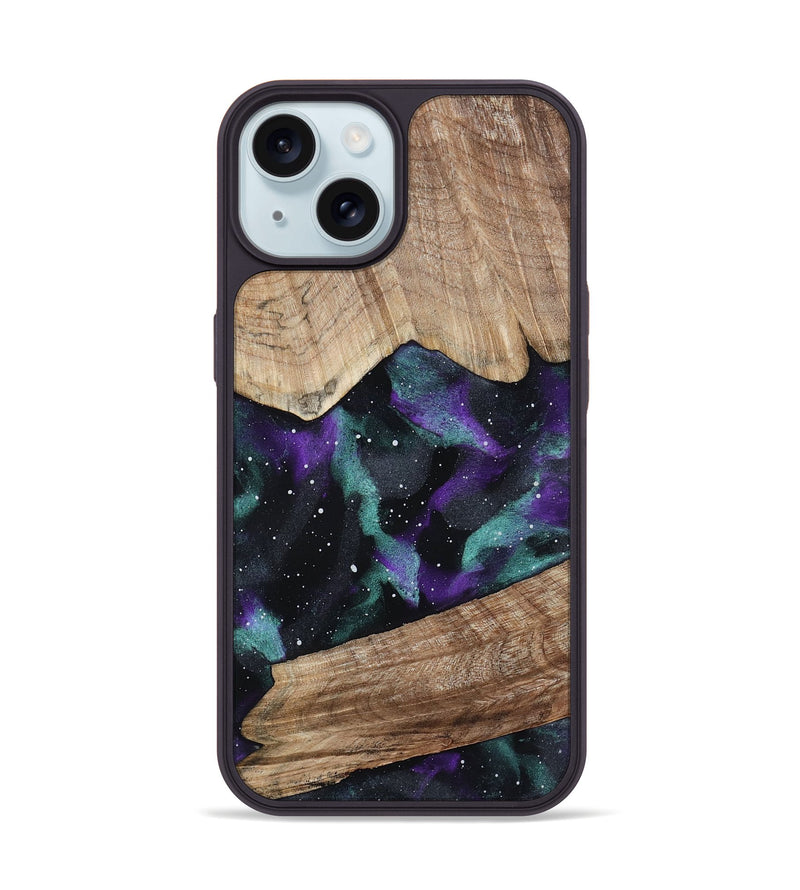iPhone 15 Wood Phone Case - Elinor (Cosmos, 798393)