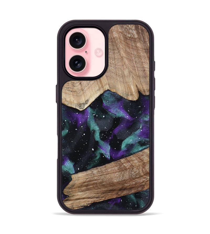 iPhone 16 Wood Phone Case - Elinor (Cosmos, 798393)