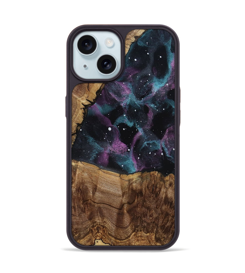 iPhone 15 Wood Phone Case - Kristen (Cosmos, 798401)