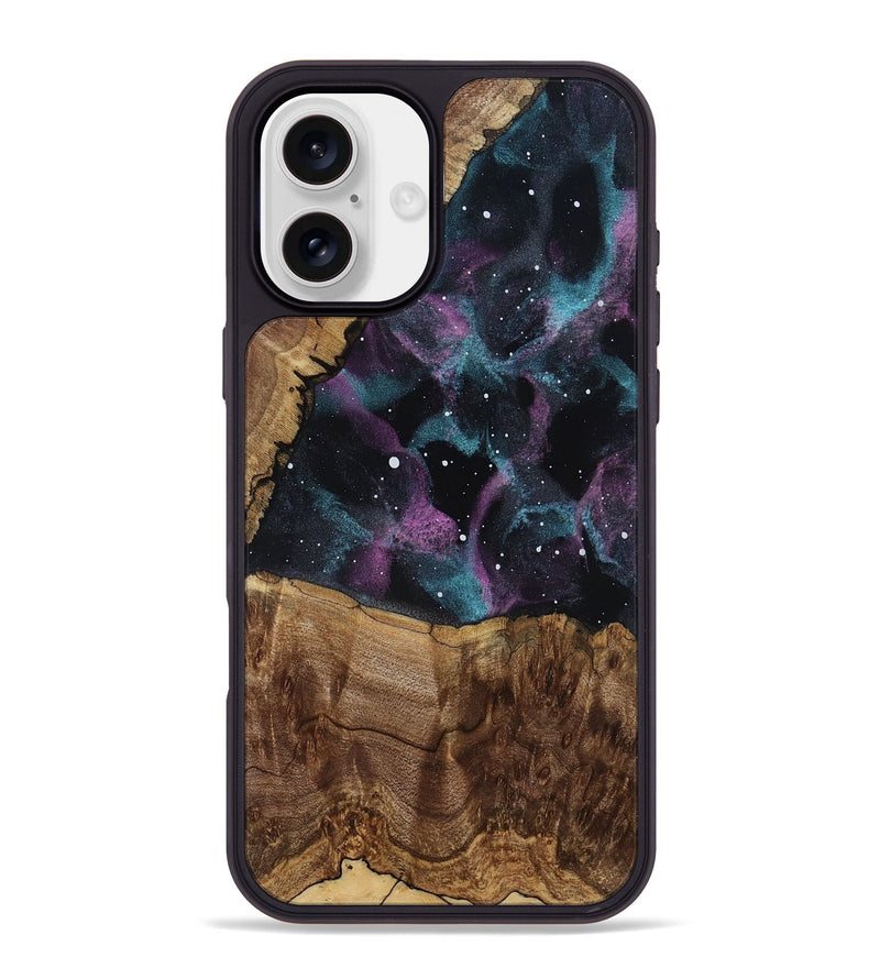 iPhone 16 Plus Wood Phone Case - Kristen (Cosmos, 798401)