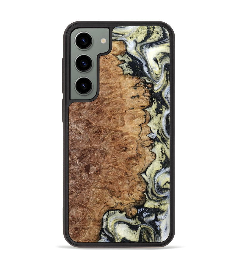 Galaxy S23 Plus Wood Phone Case - Lucinda (Black & White, 798408)