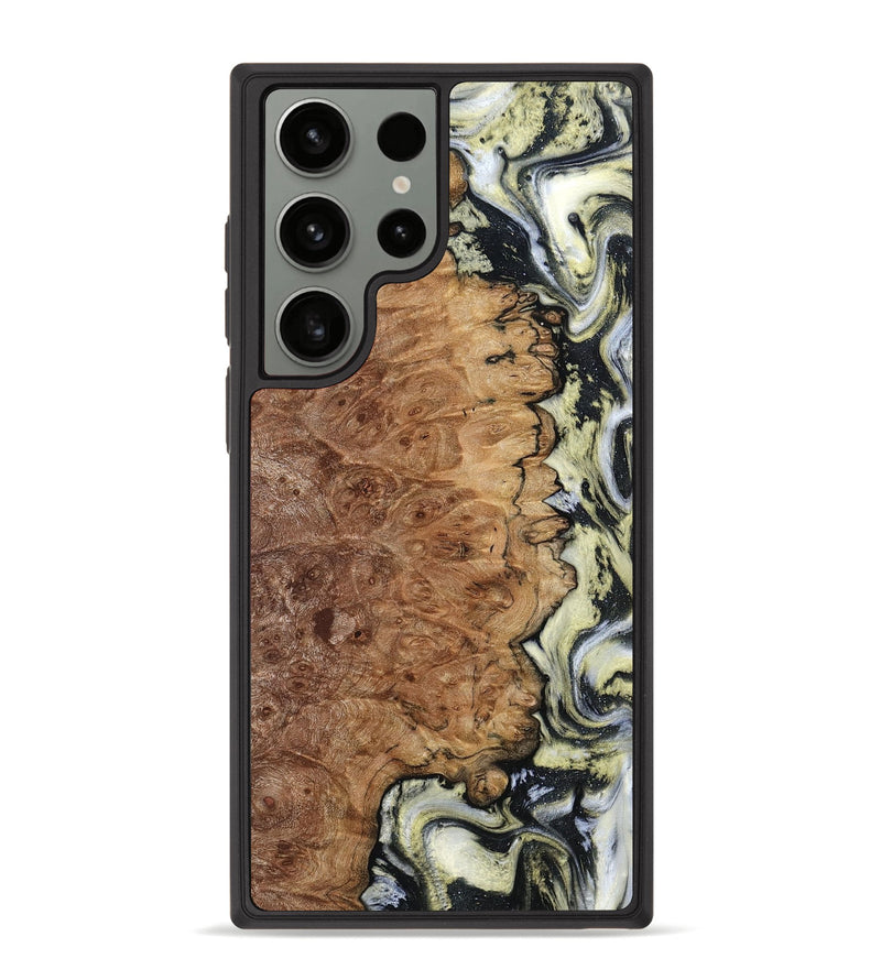 Galaxy S23 Ultra Wood Phone Case - Lucinda (Black & White, 798408)