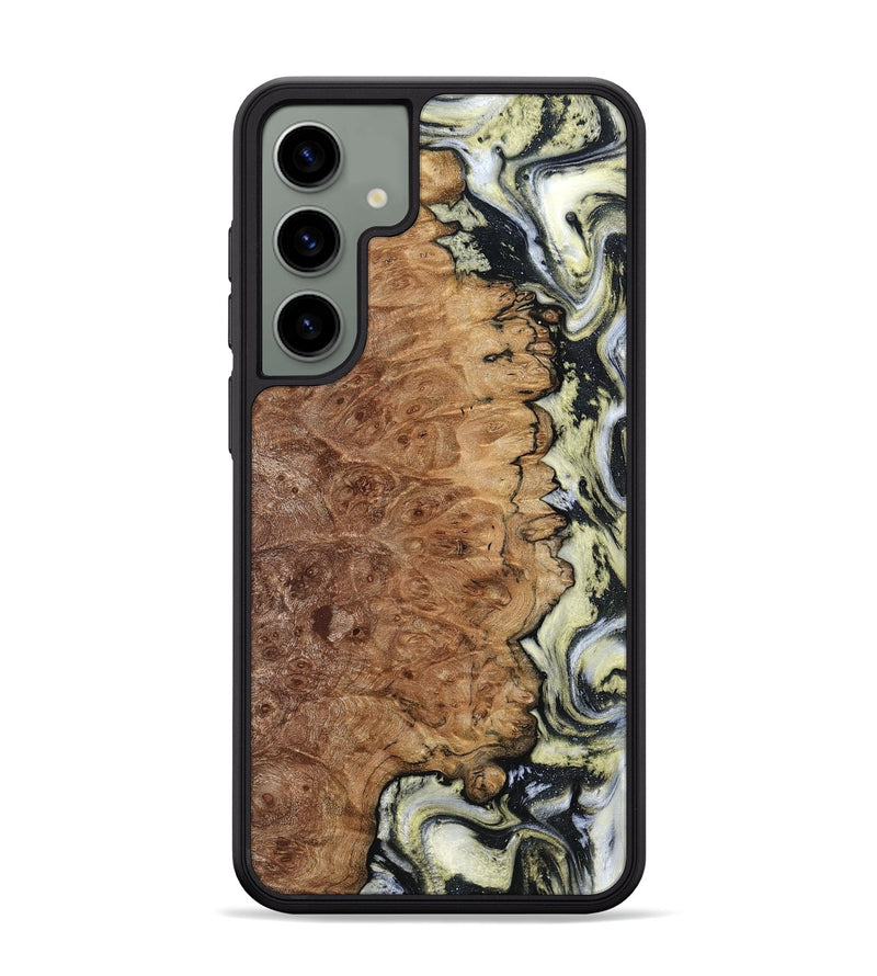 Galaxy S24 Plus Wood Phone Case - Lucinda (Black & White, 798408)