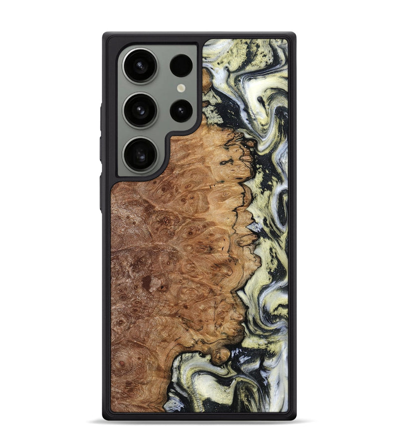 Galaxy S24 Ultra Wood Phone Case - Lucinda (Black & White, 798408)