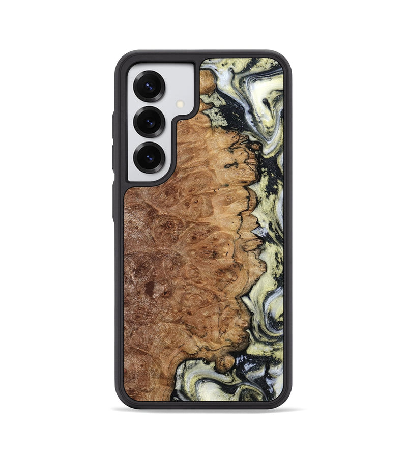 Galaxy S25 Wood Phone Case - Lucinda (Black & White, 798408)