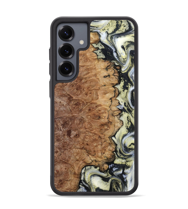 Galaxy S25 Plus Wood Phone Case - Lucinda (Black & White, 798408)