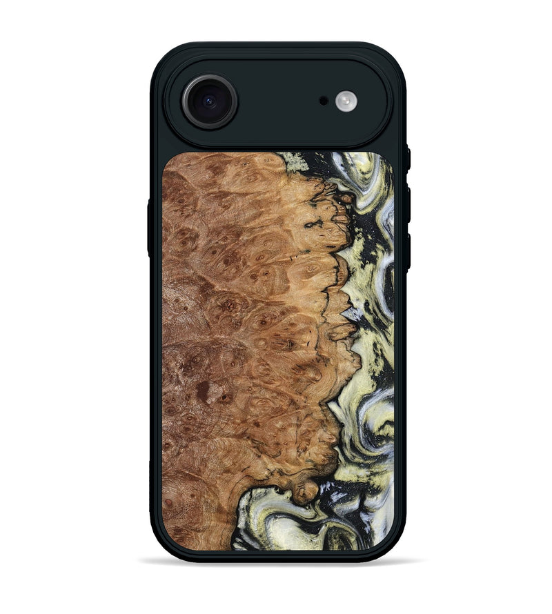 iPhone 17 Air Wood Phone Case - Lucinda (Black & White, 798408)