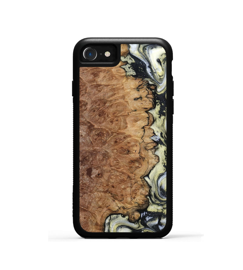 iPhone SE Wood Phone Case - Lucinda (Black & White, 798408)