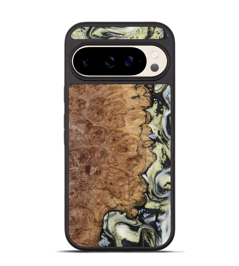 Pixel 10 Wood Phone Case - Lucinda (Black & White, 798408)