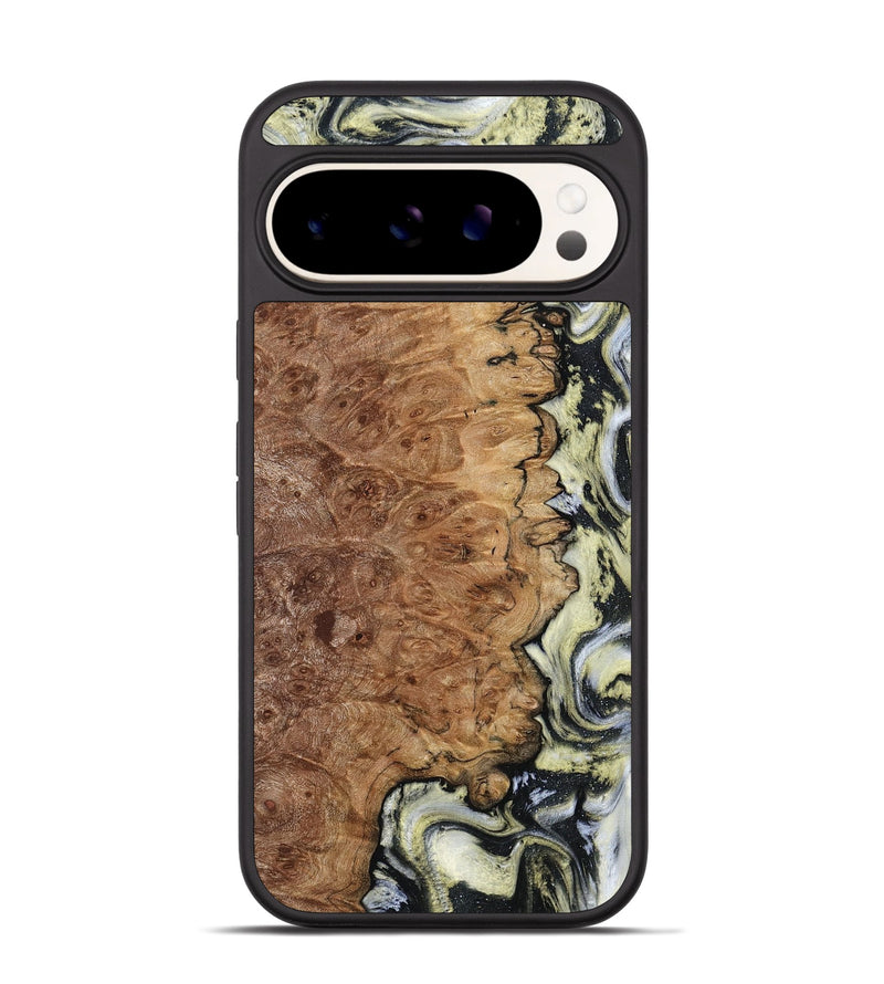 Pixel 9 Pro Wood Phone Case - Lucinda (Black & White, 798408)